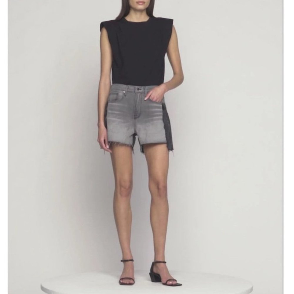 Frame Denim Layered Jean Shorts